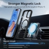Etui ESR Classic Hybrid Halolock z MagSafe na iPhone 15 - przezroczysto-czarne