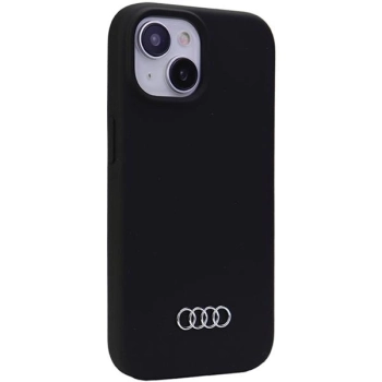 Etui Audi Silicone Case do iPhone 15 Plus - czarne