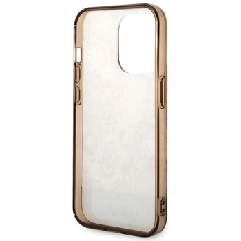 Etui Guess Porcelain Collection na iPhone 14 Pro - beżowe