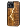 Etui drewniane na iPhone 13 Pro Max Bewood Góry Imbuia