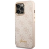 Etui Guess 4G Vintage Gold Logo na iPhone 14 Pro - różowe