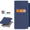 Etui Dux Ducis Skin X Pro do Samsung S24 Ultra z magnetycznym ringiem i klapką - niebieskie