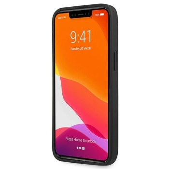 Etui BMW Signature Logo Imprint na iPhone 13 Pro Max - czarne