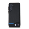 Etui BMW Leather Carbon na Samsung Galaxy A55 - czarne