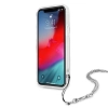 Etui Guess Peony Chain Collection na iPhone 12 Pro Max - srebrne