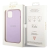 Etui Guess Saffiano Strap na iPhone 14 Plus - fioletowe