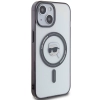 Etui Karl Lagerfeld IML Karl's Head MagSafe do iPhone 15 Plus - przezroczyste