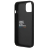 Etui BMW Stamped Tricolor Stripe na iPhone 14 - czarne