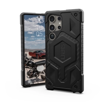 Etui UAG Monarch Pro do Samsung Galaxy S24 Ultra z modułem magnetycznym - czarny karbon
