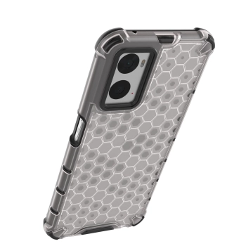 Honeycomb etui pancerny pokrowiec z żelową ramką Oppo A76 / Oppo A36 / Realme 9i czarny