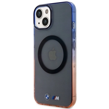 Etui BMW Gradient Bumper MagSafe na iPhone 14 Plus - szare