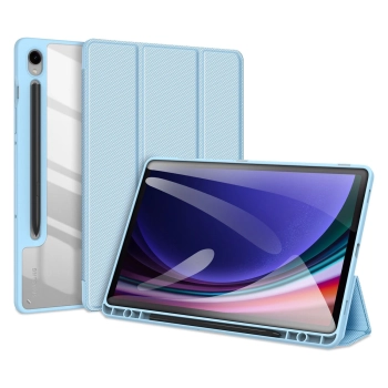 Etui z klapką podstawką Dux Ducis Toby do Samsung Galaxy Tab S9 FE - niebieskie