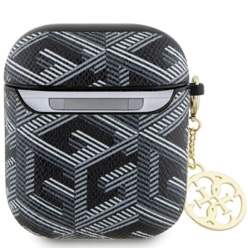 Etui Guess GCube Charm na AirPods 1/2 - czarne