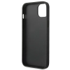 Etui Ferrari Leather Stamp Sides na iPhone 14 Plus - czarne