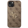 Etui Guess 4G Big Metal Logo na iPhone 14 Plus - brązowe