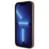 Etui Guess Crossbody 4G Metal Logo na iPhone 14 Pro Max - brązowe