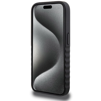 Etui Mercedes Smooth Leather na iPhone 15 Pro Max - czarne