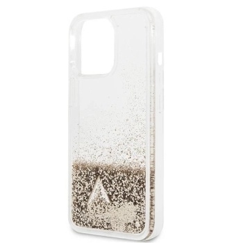 Etui Guess Glitter Charms na iPhone 13 Pro Max - złote