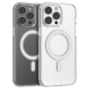 Etui magnetyczne Clear Magnetic Case z MagSafe do iPhone 14 Pro Max ze srebrnym ringiem - przezroczyste
