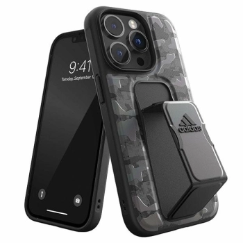 Etui Adidas SP Grip Case CAMO na iPhone 14 Pro - czarne