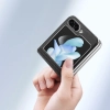 Skórzane etui Samsung Galaxy Z Flip5 5G z klapką portfel pokrowiec na tył Dux Ducis Bril - czarne