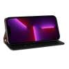 Magnet Strap Case etui Samsung Galaxy S23 pokrowiec z klapką portfel mini smycz podstawka czarne