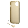 Etui Guess 4G Charms Collection na iPhone 14 Plus - brązowe