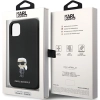 Etui Karl Lagerfeld Silicone Ikonik Metal Pin na iPhone 11 / Xr - czarne