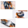 Strap Fabric opaska do Watch 9 / 8 / 7 / 6 / SE / 5 / 4 / 3 / 2 (41mm / 40mm / 38mm) pleciony materiałowy pasek bransoletka do zegarka wzór 1