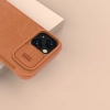 Nillkin Qin Leather Pro Case etui iPhone 14 osłona na aparat kabura pokrowiec obudowa z klapką czarny