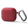 Etui Uniq Nexo na AirPods 3 + Ear Hooks Silicone - czerwone