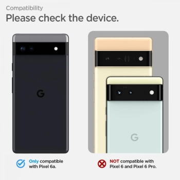 Etui Spigen Rugged Armor na Google Pixel 6A - czarny mat