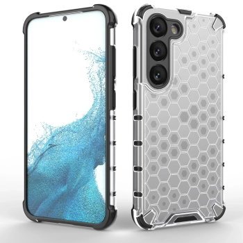 Honeycomb etui do Samsung Galaxy S23 pancerny hybrydowy pokrowiec przezroczyste