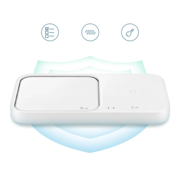Ładowarka Samsung Wireless Charger Duo EP-P5400BWEGEU indukcyjna 15W - biała