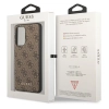 Etui Guess 4G Charms Collection na Samsung Galaxy A53 5G - brązowe