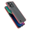 Spring Case etui Realme C31 silikonowy pokrowiec z ramką jasnoróżowe
