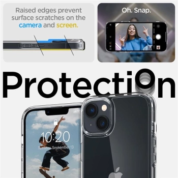 Etui Spigen Ultra Hybrid na iPhone 14 - przezroczyste