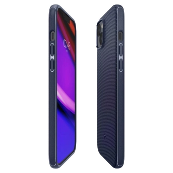 Etui Spigen Mag Armor na iPhone 14 - niebieskie