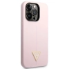 Etui Guess Silicone Triangle na iPhone 14 Pro Max - fioletowe