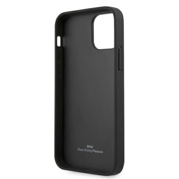 Etui BMW Leather Deboss na iPhone 12 mini - czarne