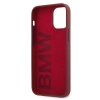 Etui BMW Silicone Signature Logo na iPhone 12 mini - czerwone