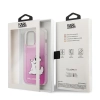 Etui Karl Lagerfeld Choupette Fun na iPhone 14 Pro Max - różowe