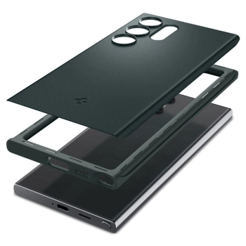 Etui Spigen Thin Fit na Samsung Galaxy S24 Ultra - ciemnozielone