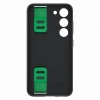 Samsung Silicone Grip Cover etui Samsung Galaxy S23 silikonowy pokrowiec z paskiem na rękę czarne (EF-GS911TBEGWW)