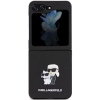 Etui Karl Lagerfeld Saffiano Karl&Choupette Pin do Samsung Galaxy Z Flip 5 - czarne