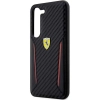 Etui Ferrari Carbon Contrast Edges na Samsung Galaxy S23 - czarne