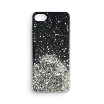 Wozinsky Star Glitter błyszczące etui pokrowiec z brokatem Samsung Galaxy M31s czarny