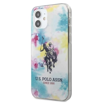 Etui U.S. Polo Assn. Tie & Dye Collection na iPhone 12 mini - wielokolorowe
