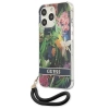 Etui Guess Flower Strap na iPhone 13 Pro Max - niebieskie