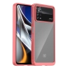 Outer Space Case etui do Xiaomi Poco X4 Pro 5G pokrowiec z elastyczną ramką czerwone